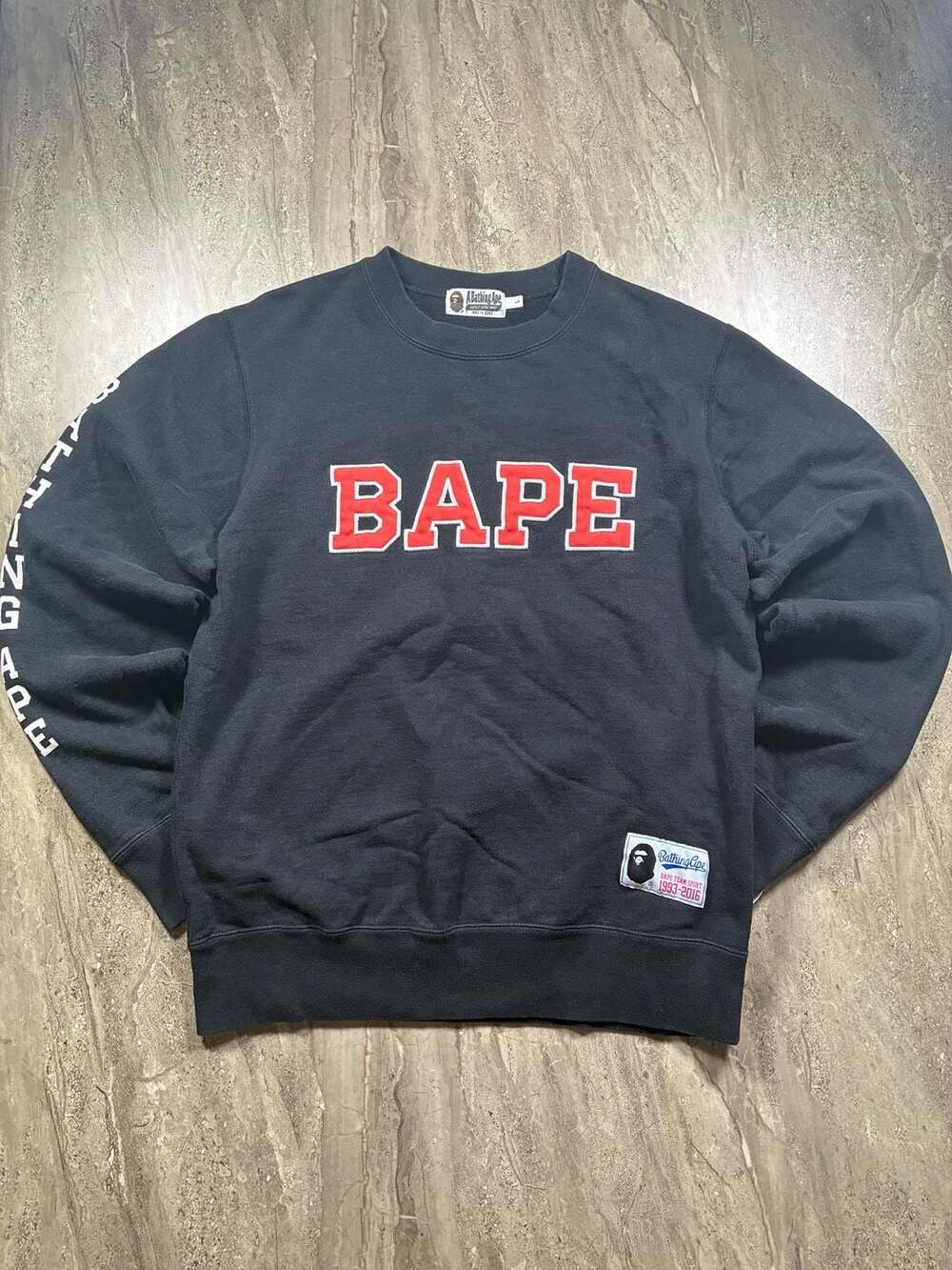 A Bathing Ape BAPE Team Sport Crewneck Sweatshirt